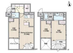 AGRATIO品川大井の物件間取画像